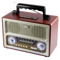 Radio + bežični zvučnik, SAL, RRT 3B, Bluetooth, retro, 1300 mAh, 4u1, FM, MP3, AUX 